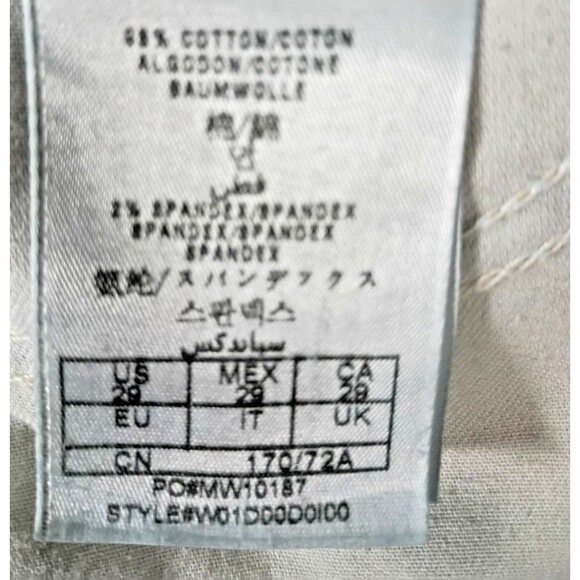 Guess Jeans Shorts Size 29 Flap Pockets Preppy Y2K Low Rise Zip Western Country - Picture 10 of 13